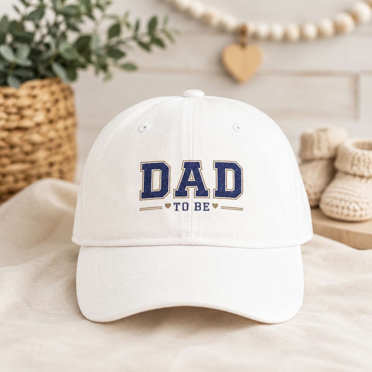 Dad To Be Cap | Bestickte Baseball Cap für werdende Väter