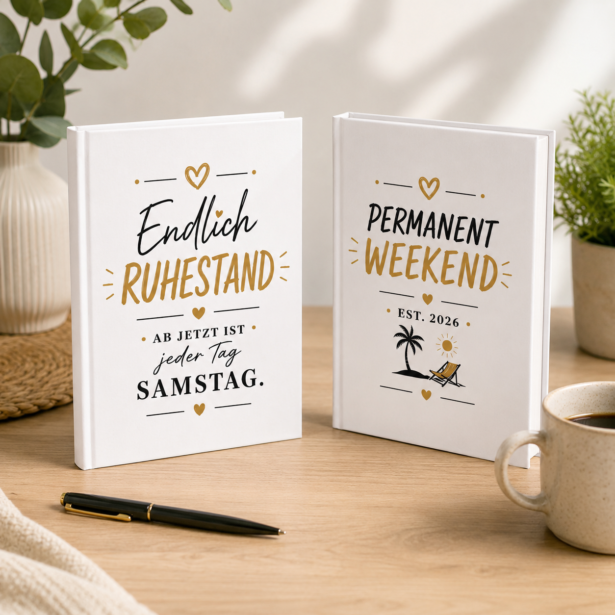 Endlich Ruhestand Notizbuch A5 | Softcover Notizbuch